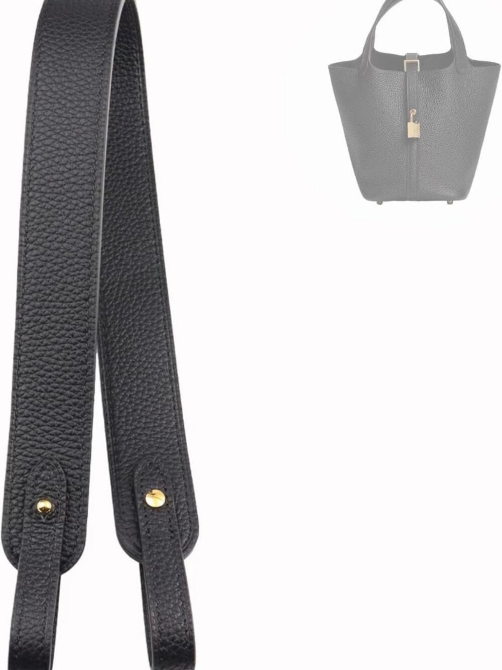 Stylish Genuine Leather Purse Strap for Handbags - Togo Shoulder Replacement